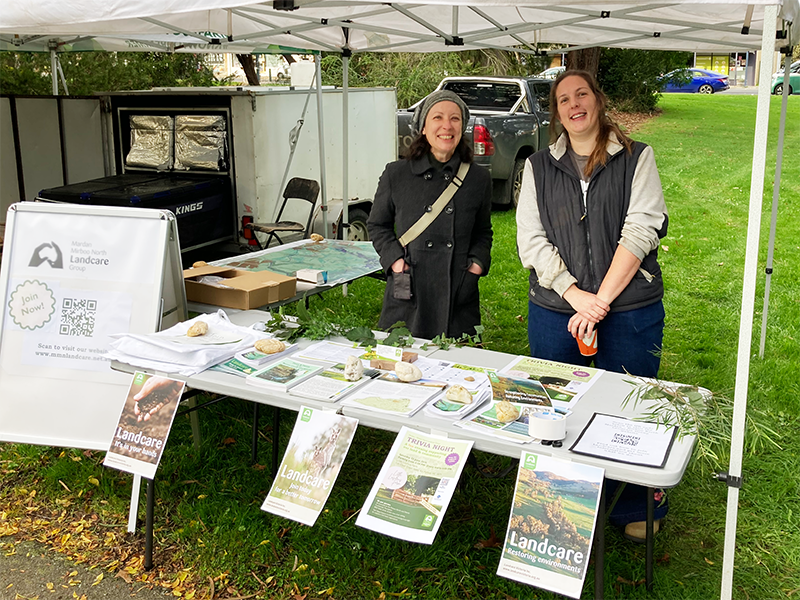 MMNLG stall at the market